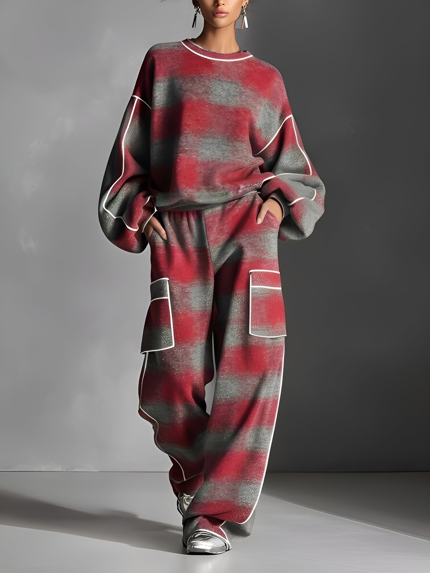 Red & Grey / 2XL
